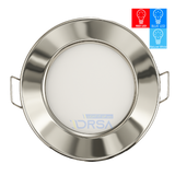 Energy-efficient ML-4 RED BLUE natural WHITE LED recessed downlight designed to replace 90mm stainless steel fixture  
