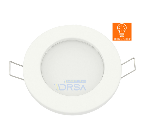Energy-efficient ML-4 RED BLUE 3k-5k WHITE LED recessed downlight designed to replace 90mm white  fixture  