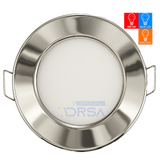 ML-5 LED Marine Downlight Polished Stainless warmwhite 