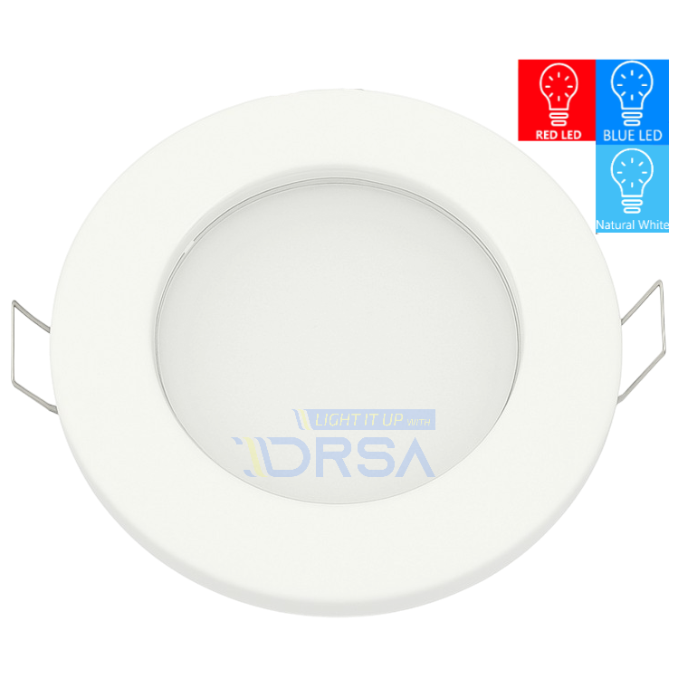 ML-5 LED Marine Downlight Polished white finish natural white 