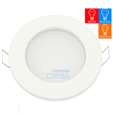 ML-5 LED Marine Downlight Polished white finish warm white 