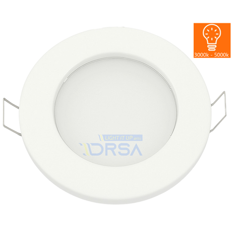 ML-5 LED Marine Downlight Polished white finish white 3k - 5k 