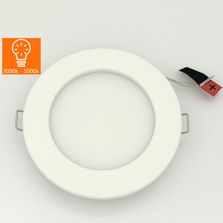 ML-7 series 7-inch LED marine recessed downlight for boats and yachts in warm white
