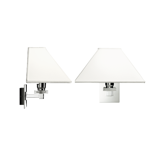 BCM Mezzanella Wall Lamp with Switch - Chrome Finish