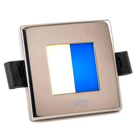 BCM Miami 70 Downlight POLISHED STAINLESS finish warm white BLUE
