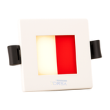 BCM Miami 70 Downlight WHITE finish warm white AND RED LED

