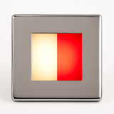BCM Miami 70 marine LED downlight white/RED
 STAINLESS STEEL FINISH
