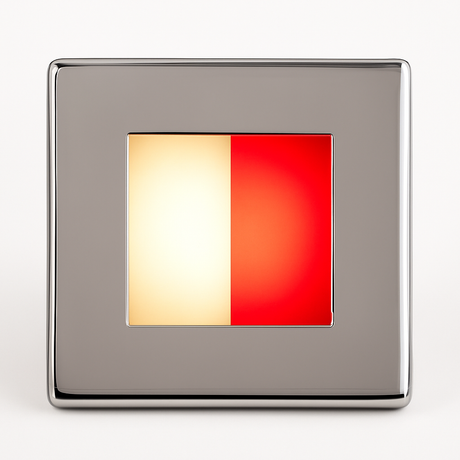 BCM Miami 70 marine LED downlight white/RED
 STAINLESS STEEL FINISH
