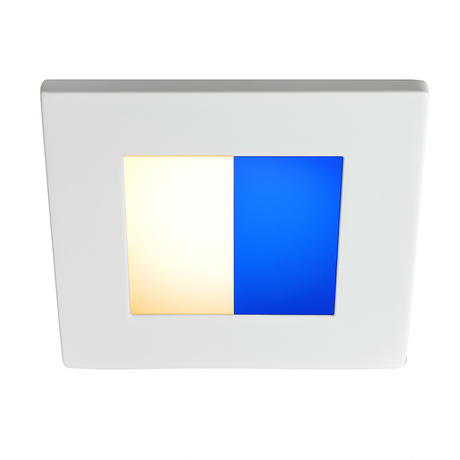 BCM Miami 70 Downlight WHITE finish warm white BLUE LED SCREW MOUNT 
