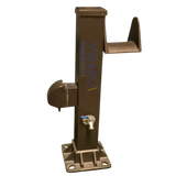 Bronze finish dock hose station with GFI and water connection

