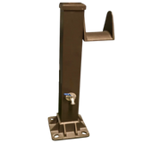 Aluminum Hose Station with Rusty iron finish hose station with 120V LED lighting

