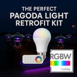 DRSA RGBW dock light retrofit kit with smart LED bulb and remote

