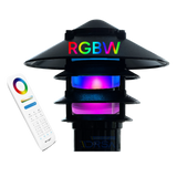 Pagoda Color-changing LED dock light with smart remote functionality

