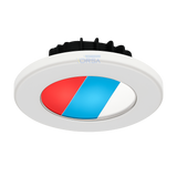 white Imtra LED fixture tri color red blue cool white 

