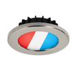 Pool PowerLED downlight in polished stainless steel tri color red blue cool white

