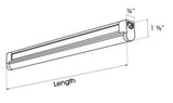 drsa Sleek LED Utility Light  with no switch diagram
