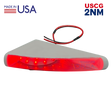SI Flush Mount LED Navigation Light – Port/Red seahunter nav light at night