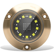 SMX23 blue underwater light, 5,625 lumens, 90° beam, IP68, durable marine lighting solution front view