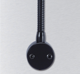 Black F4 TouchLED light with flexible gooseneck arm for bulkhead mount back