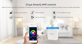 Mi-Light 2.4G remote controlled RGB+CCT LED by phone