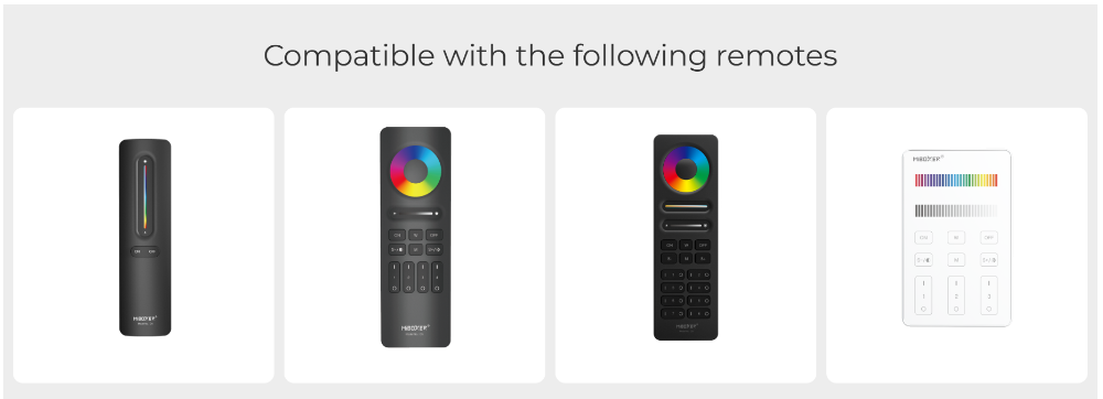 Color Changing LED Downlight for Smart Homes remote options 
