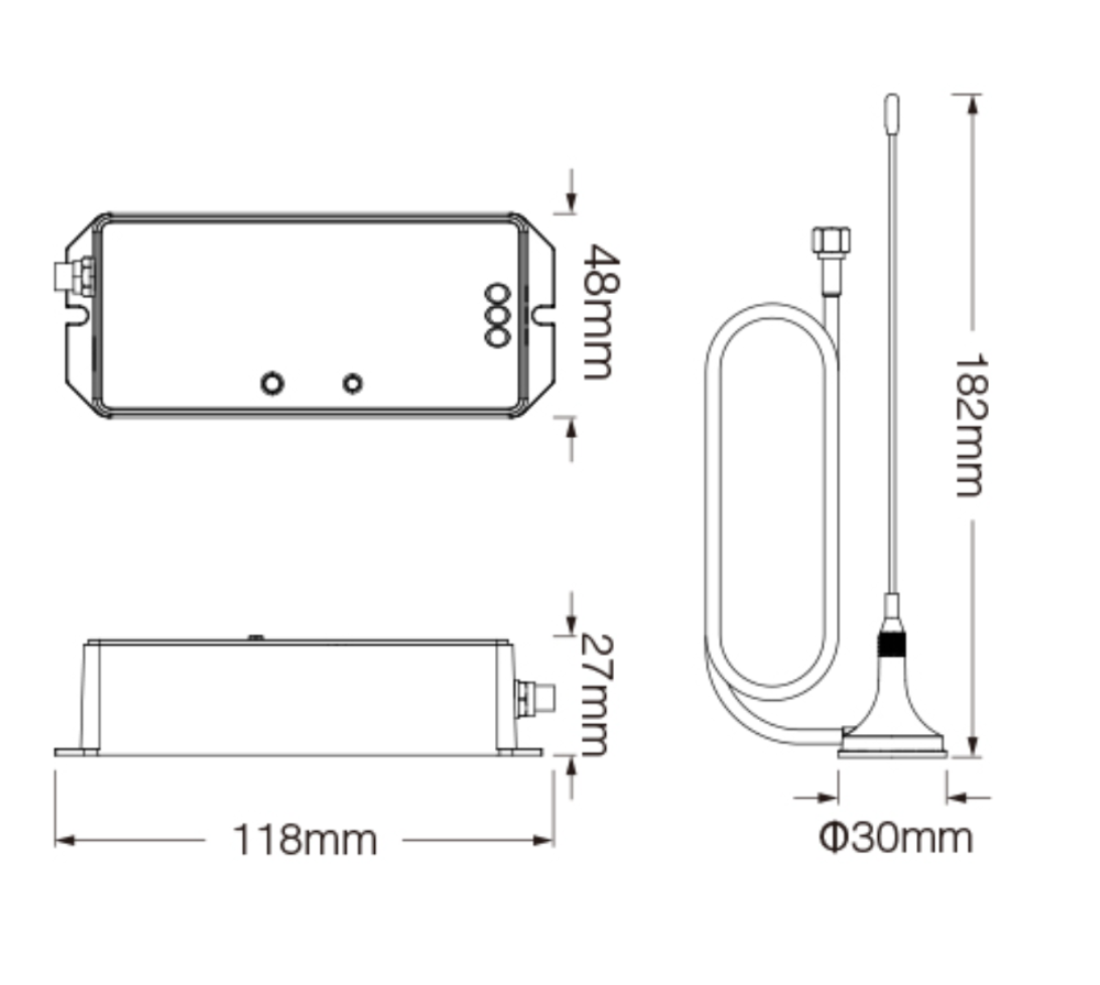 Outdoor LoRa gateway for Mi-Light systems


