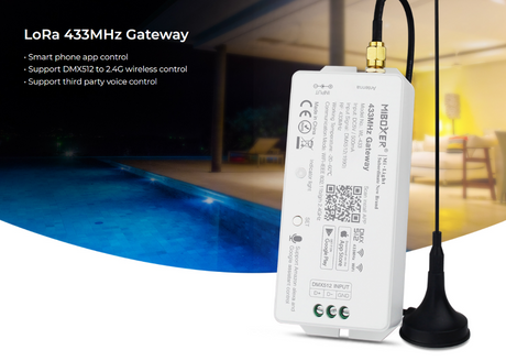 MiBoxer LoRa to 2.4GHz DMX gateway

