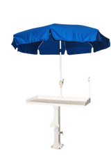 Aluminum Fish Cleaning Station – Marine Grade with Starboard Cutting Table | Made in USA