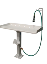 Aluminum Fish Cleaning Station – Marine Grade with Starboard Cutting Table | Made in USA