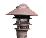 Pagoda Aluminum LED Dock Light 120V for Docks & Marinas