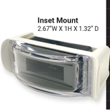 White Lumitec Contour inset LED lights dimentions 

