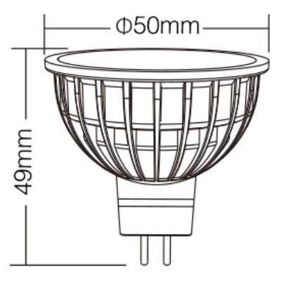 miboxer 4W MR16 RGB+CCT LED Spotlight diaram