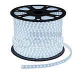 3/8 inch cool white LED rope light roll in 120V AC no background
