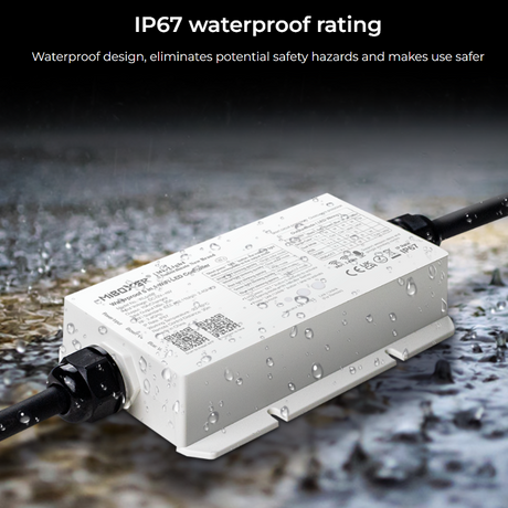 High-power waterproof LED controller with 10A per channel output

