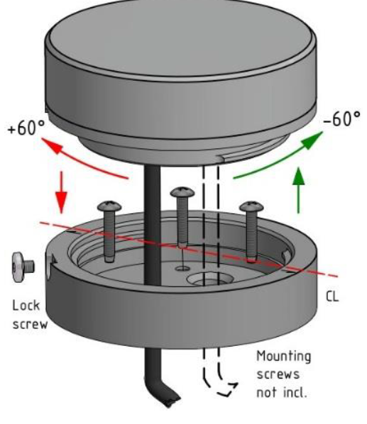 Lopolight - 225 Masthead Light - Single, Silver Housing, Vertical Mount
