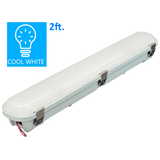 Tri-Proof Utility LED Vapor Tight Fixture – 2ft. cool white no background