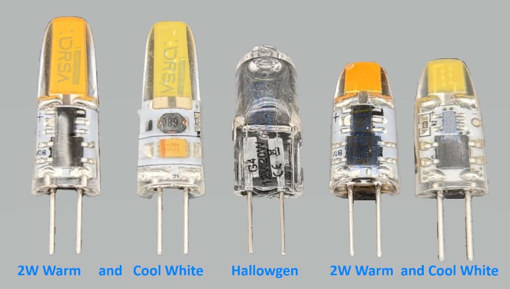 G4 Arrow End LED Bulb – 1W, Waterproof, Silicone Encased no background warm white cool white chip led lights