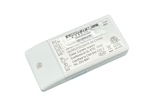 Wizard 12-24V Dimmable LED Driver – 12W, 24VDC Output, AC to DC Power Supply class 2 power supply

