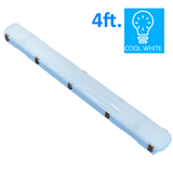 Tri-Proof Utility LED Vapor Tight Fixture – 4ft. cool white