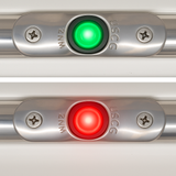 TACO Rub Rail Mounted LED Navigation Light Set with red and green led