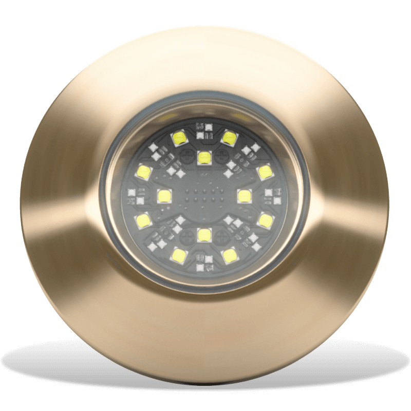 SUPRA THX404 Thru-Hull Underwater LED Light front view