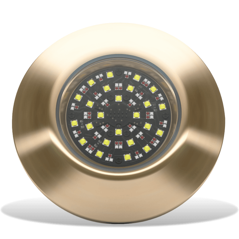 Lumishore - EOS TIX404 Underwater LED Light rgbw front view white