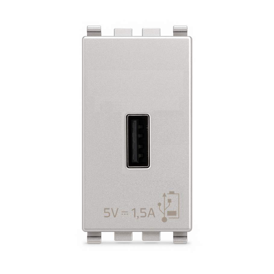 Vimar Eikon 20292  USB-A with Silver finish
