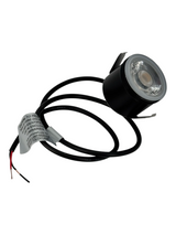 Small LED dock light bulb with wiring on a white background Mini Dock Light