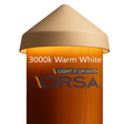 LED piling light with '3000k Warm White' label and 'DRSA' branding on a white background
