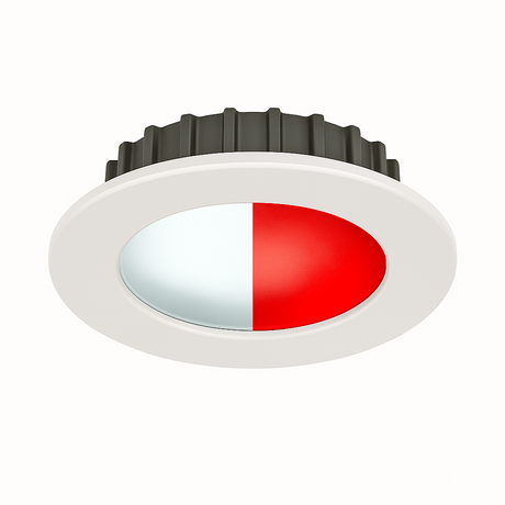 Tide powerled Round white downlight with cool white and red led light for yacht
