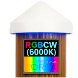 White LED Dock Piling Light Cap – 12V DC  RGBCW without remote 