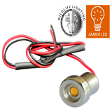 Bright and Compact Bullet amber LED Light for dock Rails and wildlife lighting