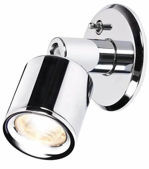 ARIZONA Reading Chrome Light – 1.5W LED | 8–32V DC | 3000K Warm White