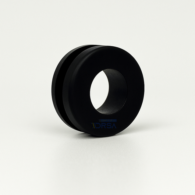 Black rubber mounting grommet for bullet light


